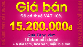 Máy cắt decal Đài Loan GCC Expert24