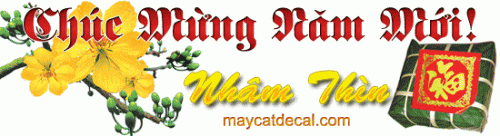 Chương trình Khuyến mãi Tet của Thế Giới Máy Cắt Decal