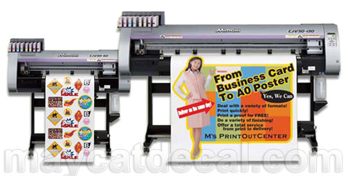 Máy vừa in vừa cắt bế decal Mimaki CJV30-100BS Máy vừa in vừa cắt bế decal Mimaki CJV30-100BS
