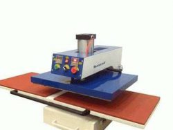 Máy ép chuyển nhiệt thủy lực hơi 2 mâm cao cấp
