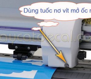 Cách sửa lỗi máy cắt Mimaki CG-SRIII không nhịp dao, bỏ chữ, bổ dao