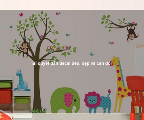 Bí quyết dán decal đều, đẹp và cân đối