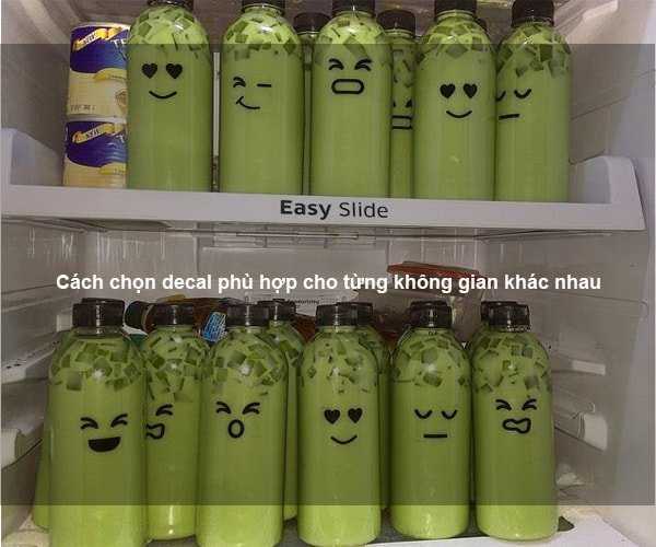 Cách chọn decal phù hợp cho từng không gian khác nhau