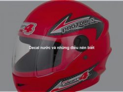 Decal nước và những điều nên biết