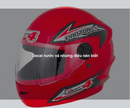 Decal nước và những điều nên biết