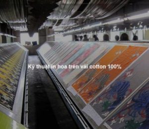 Kỹ thuật in hoa trên vải cotton 100%