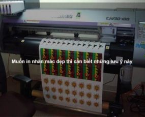 Muốn in nhãn mác đẹp thì cần biết những lưu ý này