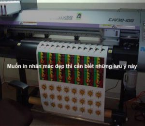 Muốn in nhãn mác đẹp thì cần biết những lưu ý này