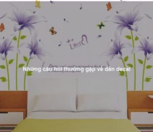 Những câu hỏi thường gặp về dán decal