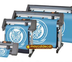 Máy cắt decal Graphtec CE7000 cắt chữ nhỏ đẹp, cắt bế tem nhãn liên tục tự động